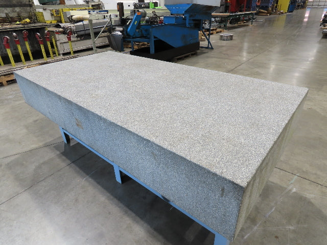 Rock of Ages 4x8' Granite Surface Inspection Plate Table 96x48x14" Grade B Type