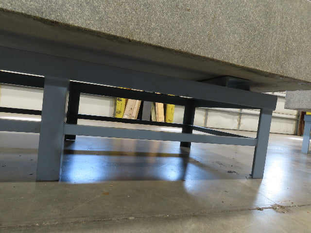 Rock of Ages 4x8' Granite Surface Inspection Plate Table 96x48x14" Grade B Type