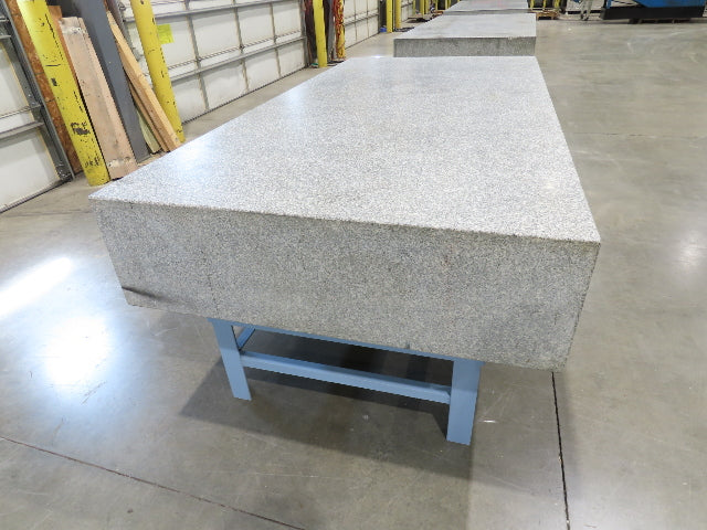 Rock of Ages 4x8' Granite Surface Inspection Plate Table 96x48x14" Grade B Type