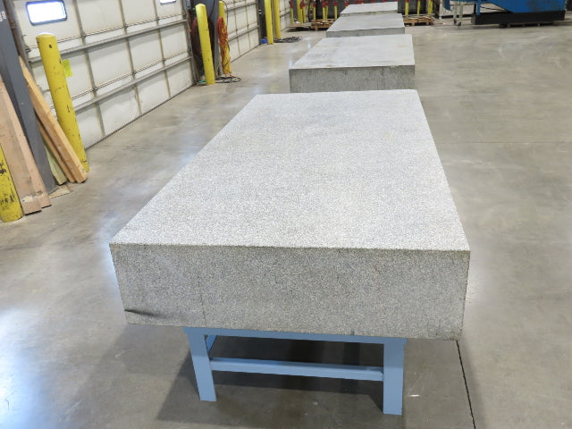 Rock of Ages 4x8' Granite Surface Inspection Plate Table 96x48x14" Grade B Type