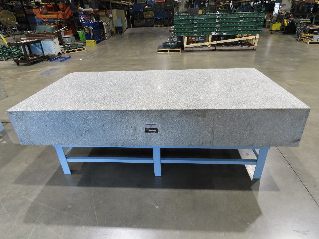 Rock of Ages 4x8' Granite Surface Inspection Plate Table 96x48x14" Grade B Type