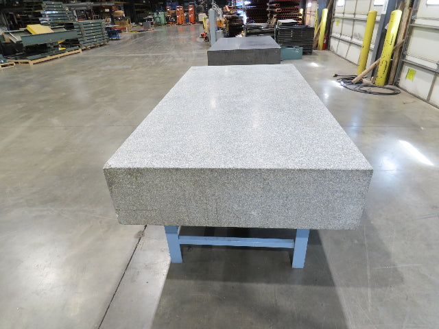 Rock of Ages 4x8' Granite Surface Inspection Plate Table 96x48x14" Grade B Type