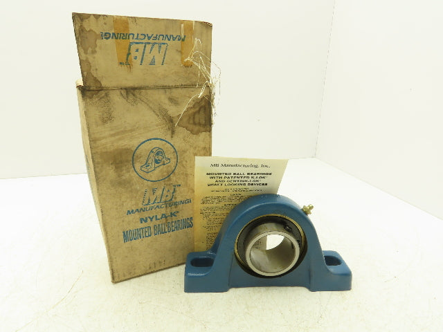 MB Mfg C25 2 Pillow Block Bearing 2"-Bore 2 Bolt Mount