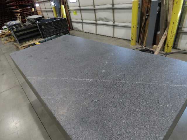 4x8' Granite Surface Inspection Plate Table 96x48x10" Grade B Type Dark Gray