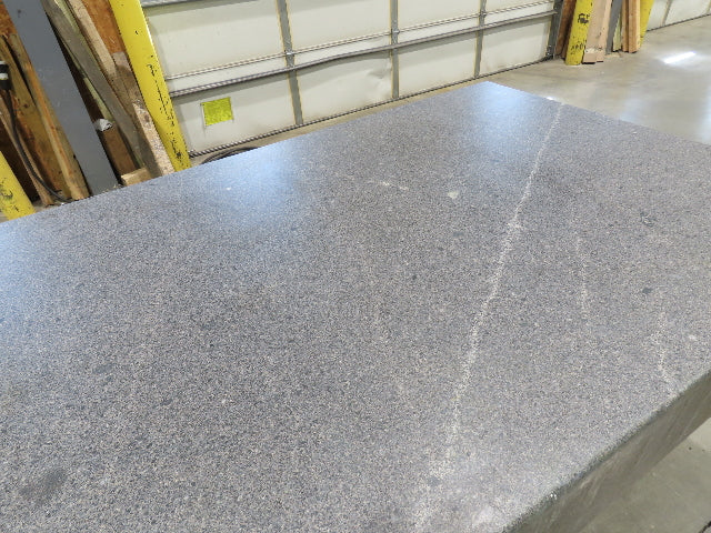 4x8' Granite Surface Inspection Plate Table 96x48x10" Grade B Type Dark Gray