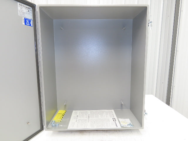 Wiegmann B242009CH Oil-Tight Electrical Enclosure Cabinet 24"x20"x 9"