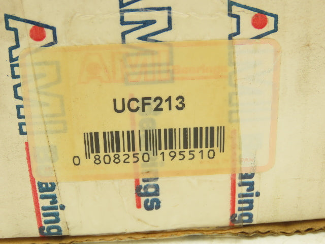 AMI UCF213 Flange Bearing 65mm-Bore 4 Bolt Mounting