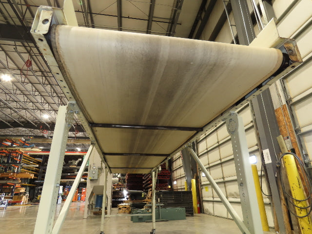 EMI Plastics 35"x 14' Portable Belt Conveyor 29"Bed 230/460V 160FPM 48"Adj Ht
