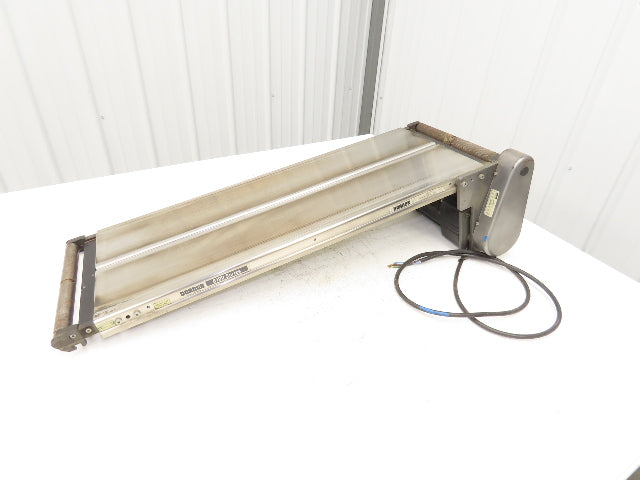 Dorner 6100 Series 12"W x 36"L Flat Belt Conveyor 115V 1PH End Drive 70fpm 900mm
