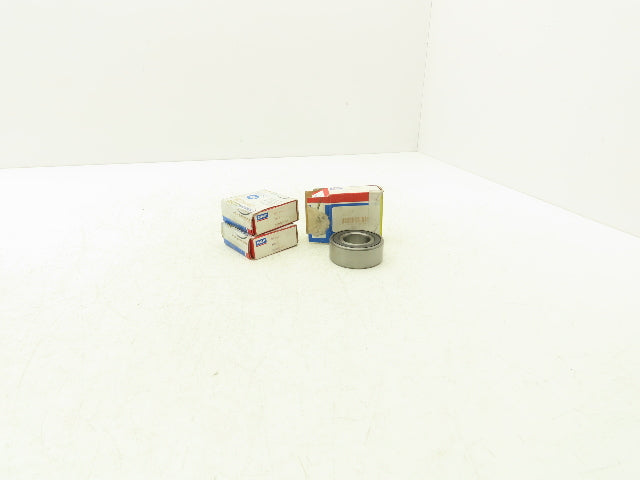 SKF 3206A Double Row Ball Bearing 30mm-ID x 62mm-OD x 23.8mm-Width Lot Of 3