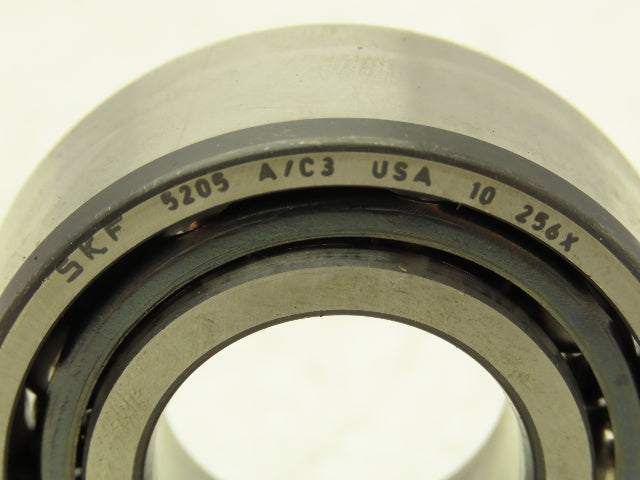 SKF SKF 5205 A/C3 Ball Bearing 25mm-ID x 52mm-OD x 20.6mm-Width Lot Of 2