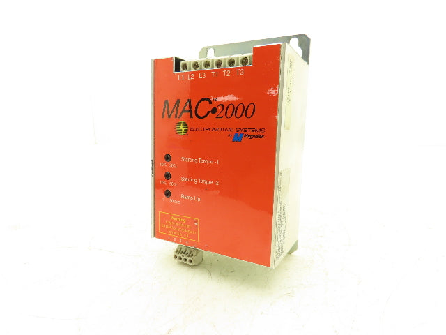 Magnetek MAC2024 MAC 2000 Soft Starter Motor Control Electromotive Systems 3Ph