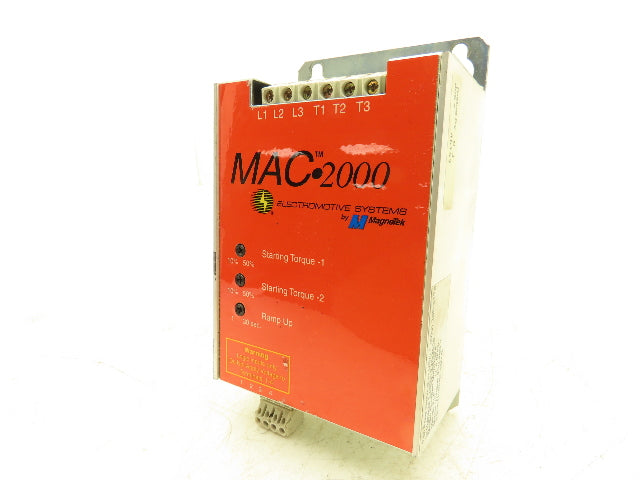 Magnetek MAC2024 MAC 2000 Soft Starter Motor Control Electromotive Systems 3Ph