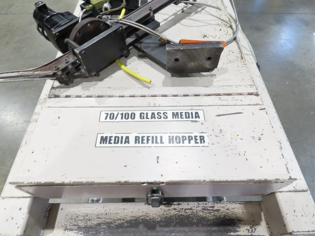 Guyson Opposing Belt Conveyor Glass Blaster Dust Collector Cyclone Media Hopper