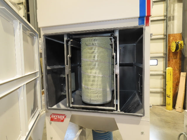 Guyson Opposing Belt Conveyor Glass Blaster Dust Collector Cyclone Media Hopper