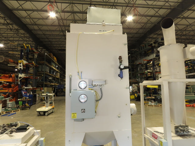 Guyson Opposing Belt Conveyor Glass Blaster Dust Collector Cyclone Media Hopper