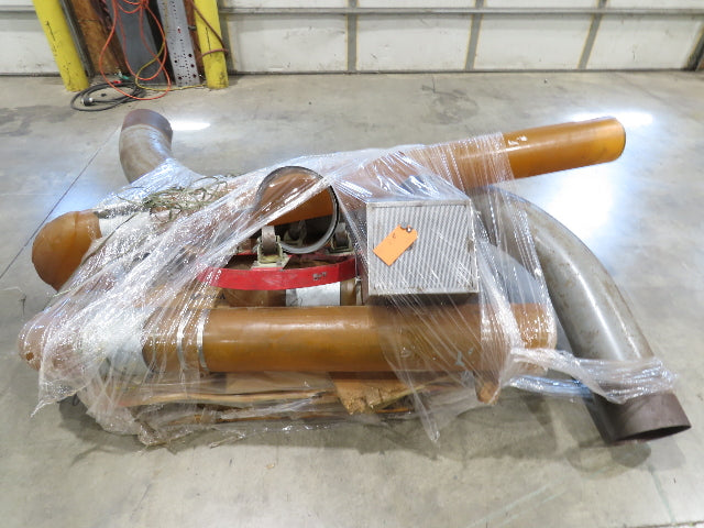 Guyson Opposing Belt Conveyor Glass Blaster Dust Collector Cyclone Media Hopper