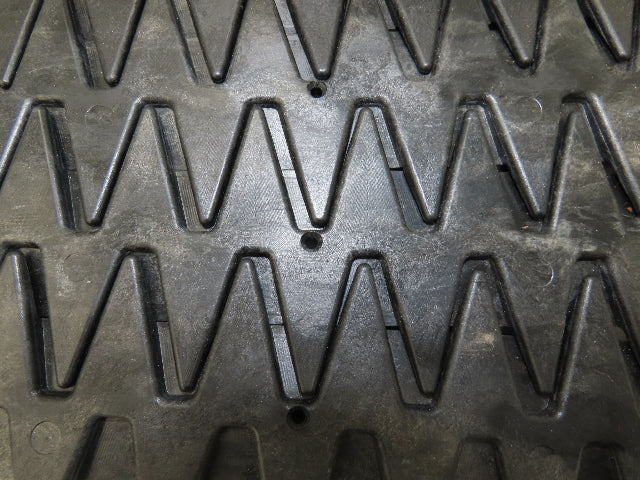 Black Plastic Slat Conveyor Chain Curved 400mm Width 19'L 134pcs