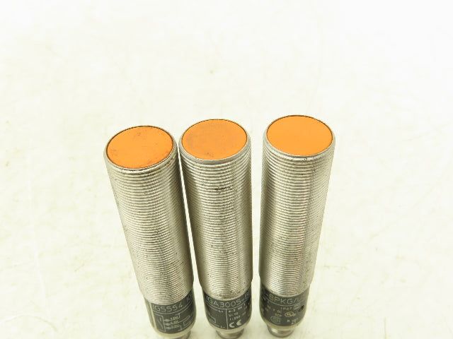 IFM IG5554 IGA3005-BPKG/US Effector Proximity Sensor M18X1 Thread Lot of 3