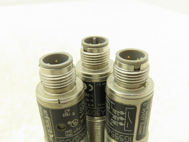 IFM IG5554 IGA3005-BPKG/US Effector Proximity Sensor M18X1 Thread Lot of 3