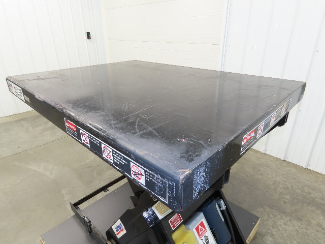 Autoquip 36S40 Hydraulic Scissor Lift Table 4000lb 36" Travel 36x48" Top 1Ph