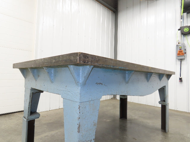 Vintage Precision Steel Welding Layout Table 72x36" Cast Iron 1-11/16" Thick Top