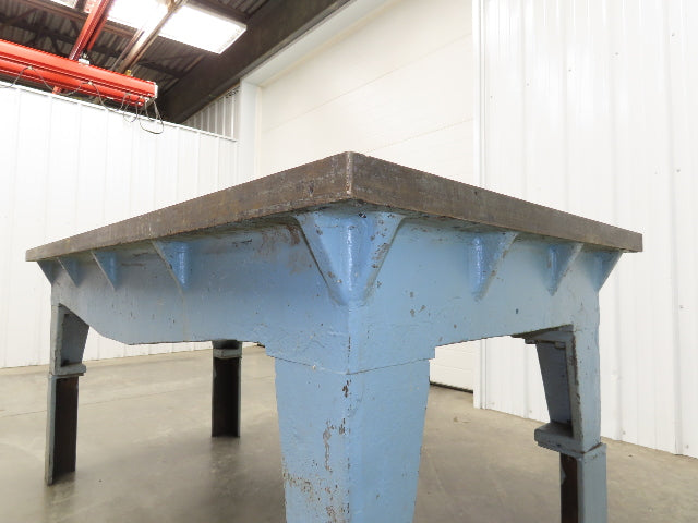 Vintage Precision Steel Welding Layout Table 72x36" Cast Iron 1-11/16" Thick Top