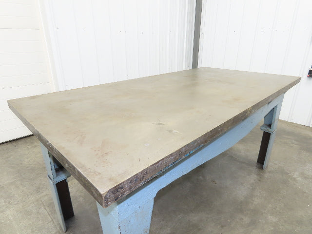 Vintage Precision Steel Welding Layout Table 72x36" Cast Iron 1-11/16" Thick Top
