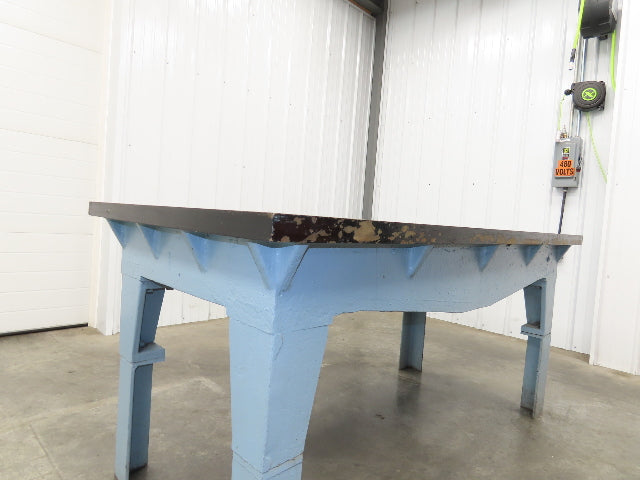 Vintage Precision Steel Welding Layout Table 72x36" Cast Iron 1-11/16" Thick Top