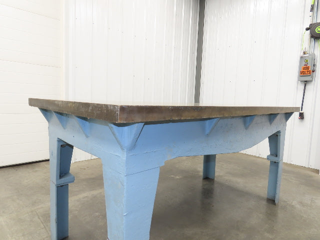 Vintage Precision Steel Welding Layout Table 72x36" Cast Iron 1-11/16" Thick Top