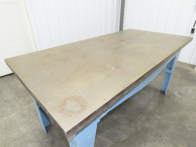Vintage Precision Steel Welding Layout Table 72x36" Cast Iron 1-11/16" Thick Top