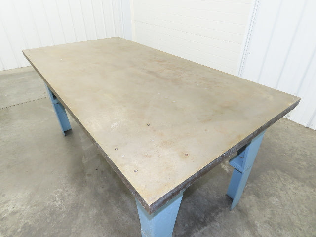 Vintage Precision Steel Welding Layout Table 72x36" Cast Iron 1-11/16" Thick Top