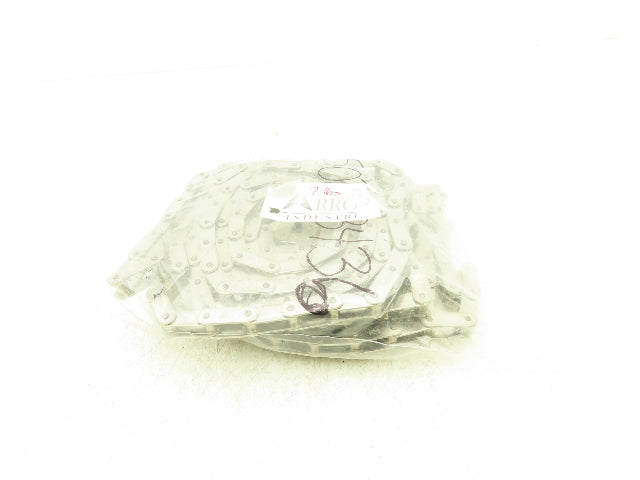 Tsubaki 2040SS Stainless Roller Chain 1" Pitch 10'L Single Strand Lot of 2