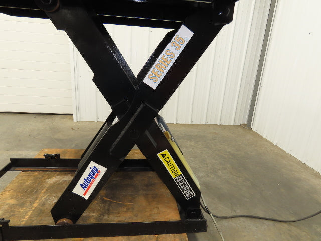 Autoquip 36S25 Hydraulic Scissor Lift Table 2500lb 36" Travel 48x48" Top 1Ph