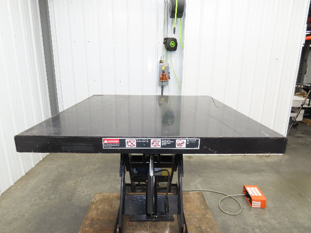 Autoquip 36S25 Hydraulic Scissor Lift Table 2500lb 36" Travel 48x48" Top 1Ph