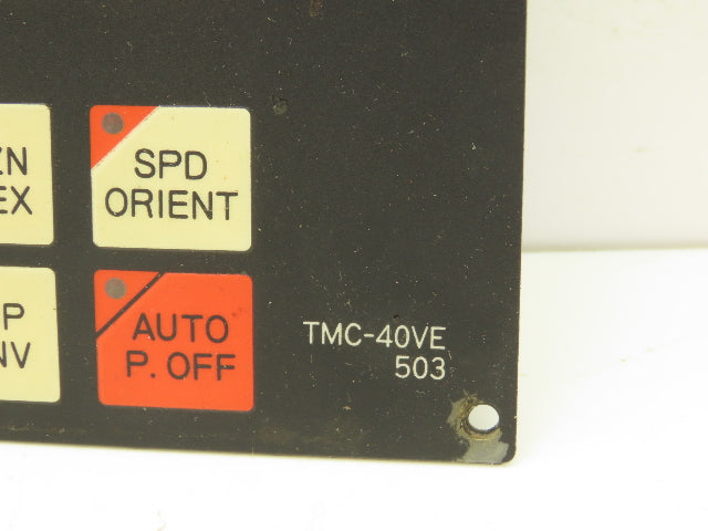 Omron TMC-40VE 503 HMI Operator Axis Control Panel Push Button B2F-24Z4L-503B