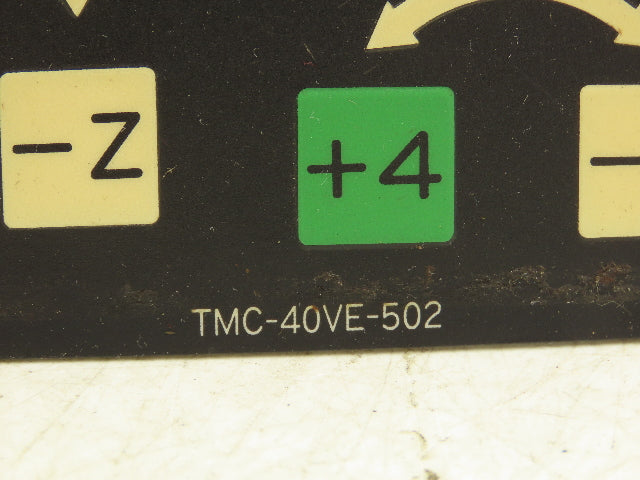 Omron TMC-40VE-502 HMI Operator Axis Control Panel Push Button B2F-27Z4L-502