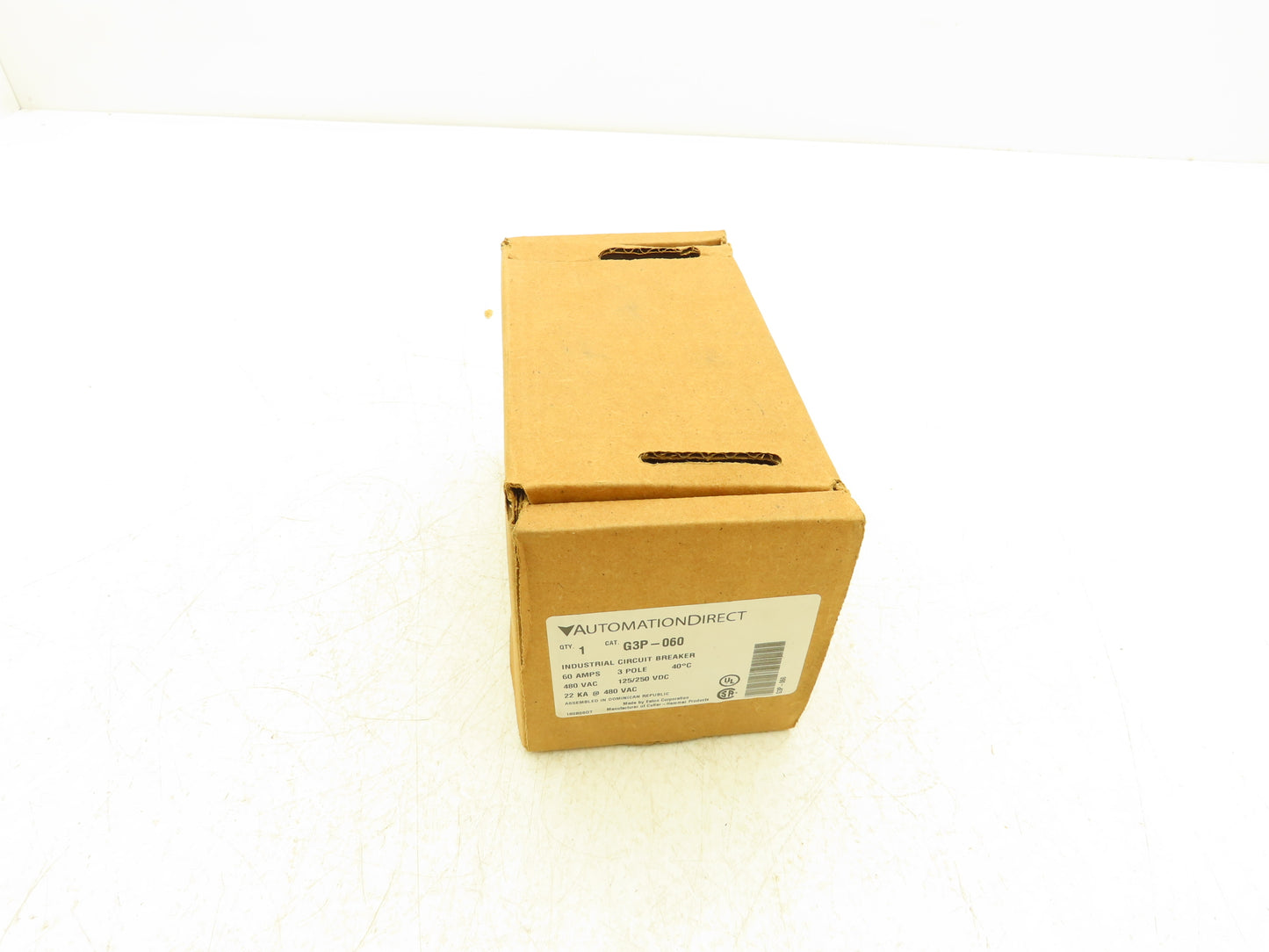 Automation Direct G3P-060 Industrial Circuit Breaker 60A 3 Pole 480V 125/250VDC