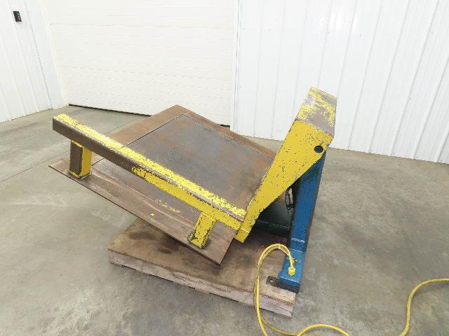 Southworth ZTU-2 Pan Style Container Tilter Lift Table Tipper 2000lbs 85° 40x49"