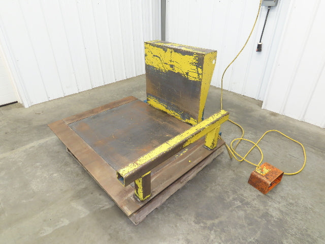 Southworth ZTU-2 Pan Style Container Tilter Lift Table Tipper 2000lbs 85° 40x49"