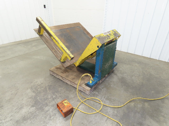 Southworth ZTU-2 Pan Style Container Tilter Lift Table Tipper 2000lbs 85° 40x49"