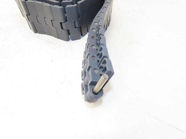 System Plast LFG 2250M-K330FT TableTop Conveyor Chain 3.3"x 10'L Side-Flex Gray