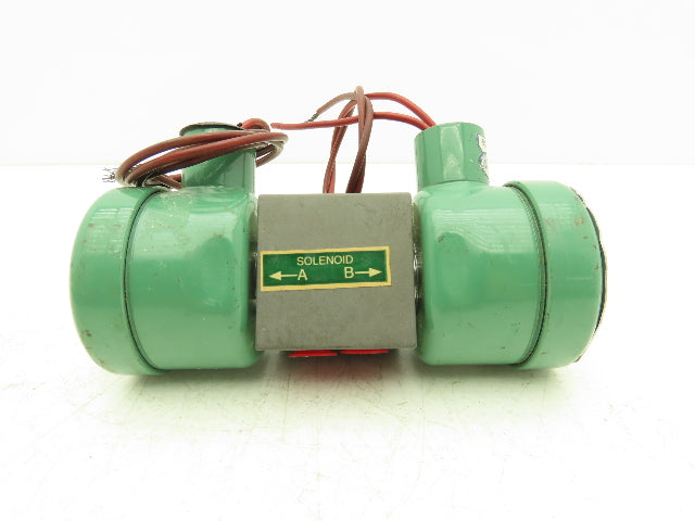 Asco Red-Hat EF8340A2 Double Solenoid Valve 3-Way 1/4"NPT 150PSI 120V