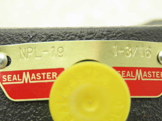 SealMaster NPL-19 Pillow Block Bearing 1 3/16" Bore 2-13 Bearing Insert