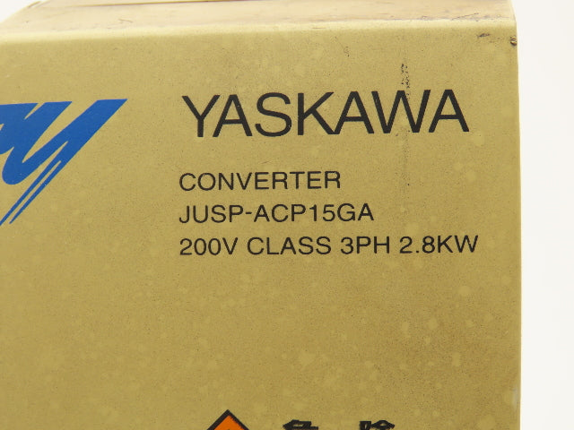 Yaskawa JUSP-ACP15GA Drivepack Converter Unit 200-230VAC 3Ph In 280-330VDC Out