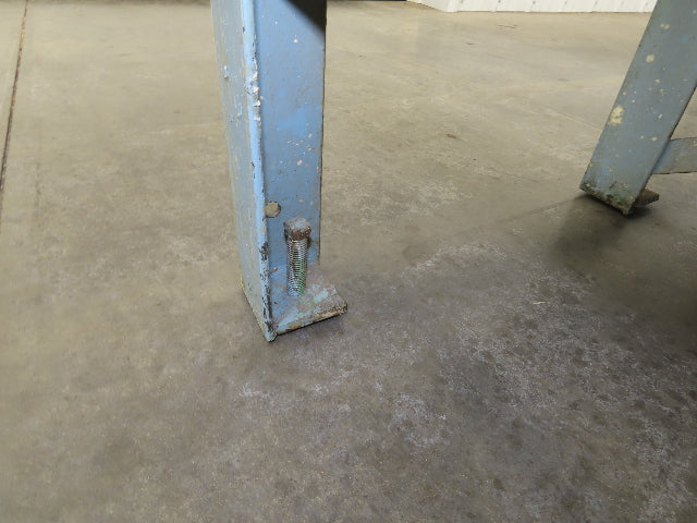 Vintage Precision Steel Welding Layout Table 109x48" Cast Iron 1-1/2" Thick Top