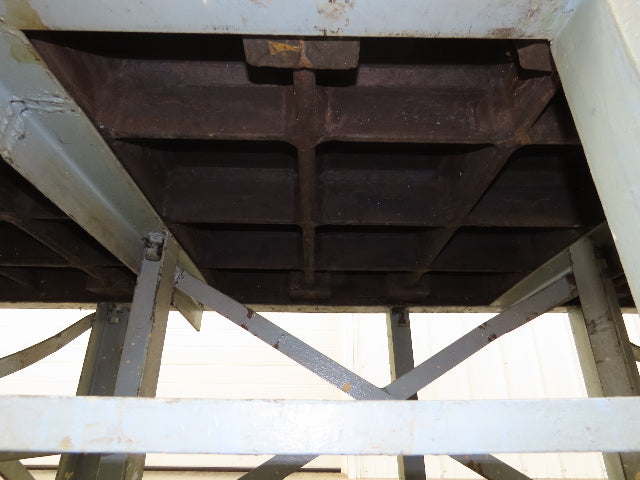 Vintage Precision Steel Welding Layout Table 109x48" Cast Iron 1-1/2" Thick Top