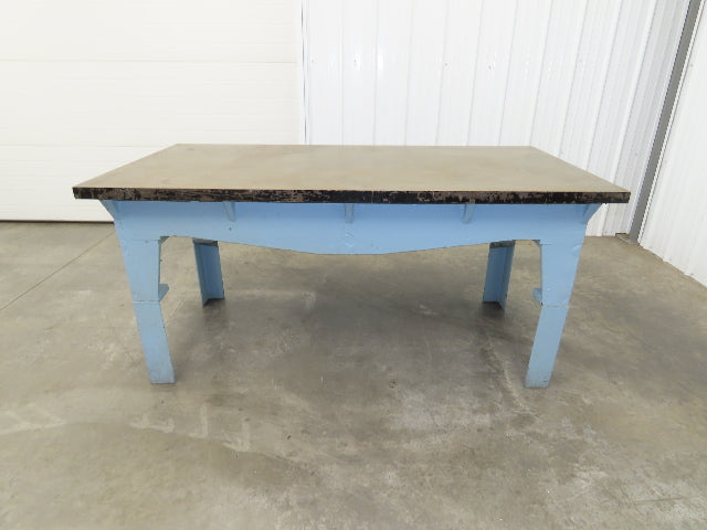 Vintage Precision Steel Welding Layout Table 72x36" Cast Iron 1-11/16" Thick Top