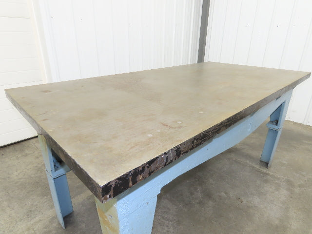 Vintage Precision Steel Welding Layout Table 72x36" Cast Iron 1-11/16" Thick Top