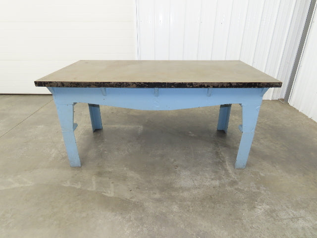Vintage Precision Steel Welding Layout Table 72x36" Cast Iron 1-11/16" Thick Top